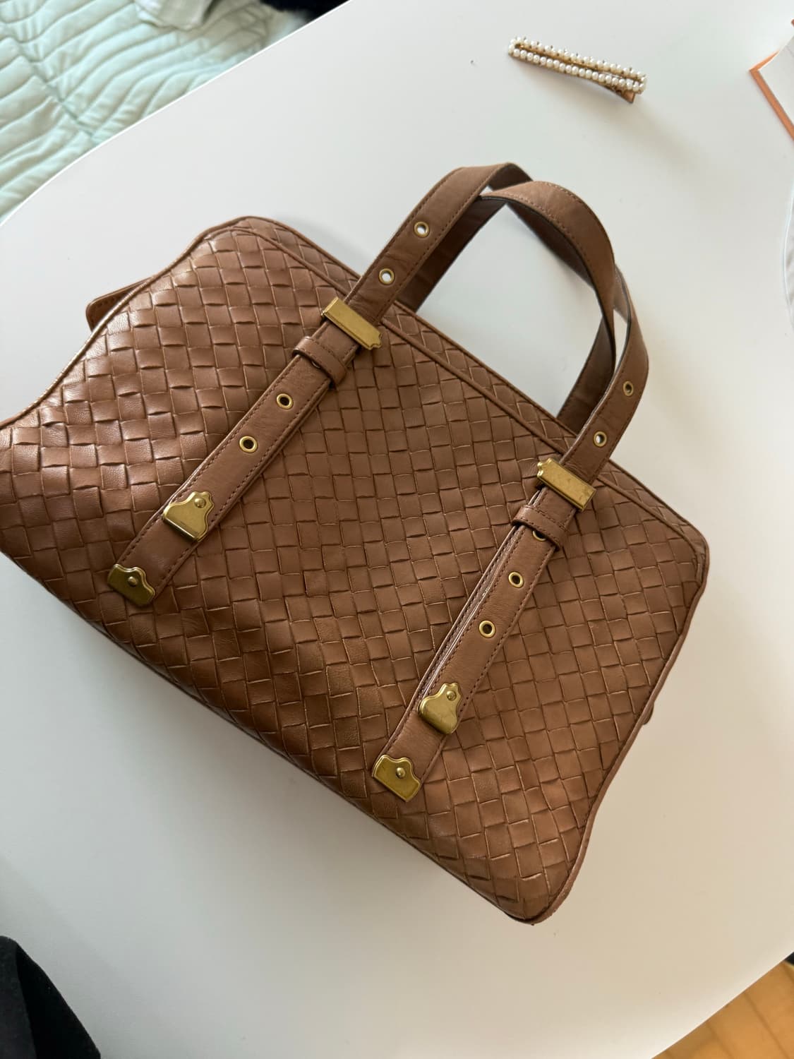 빈티지 보테가베네타 인트레치아토 토트백 상품이미지1