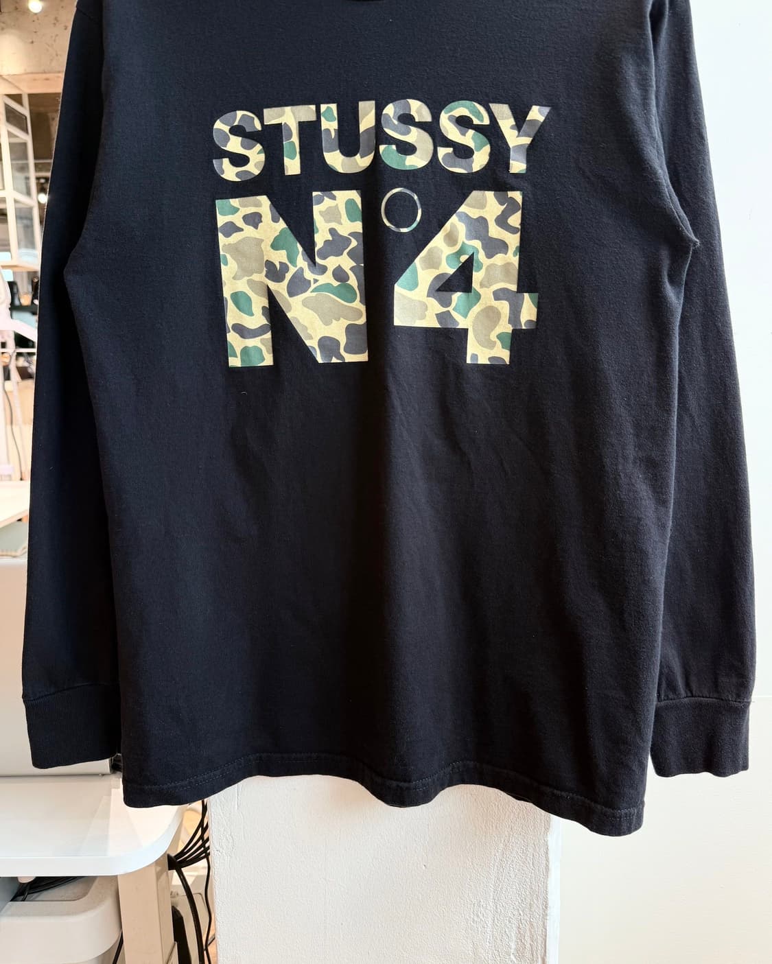 스투시 블랙 N4 데저트 카모 롱슬리브  상품이미지5