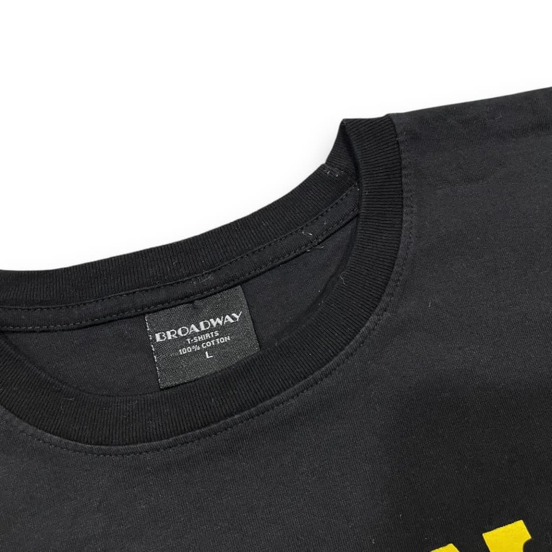 BROADWAY 너바나 스마일 로고 다크 반팔 티셔츠 상품이미지4