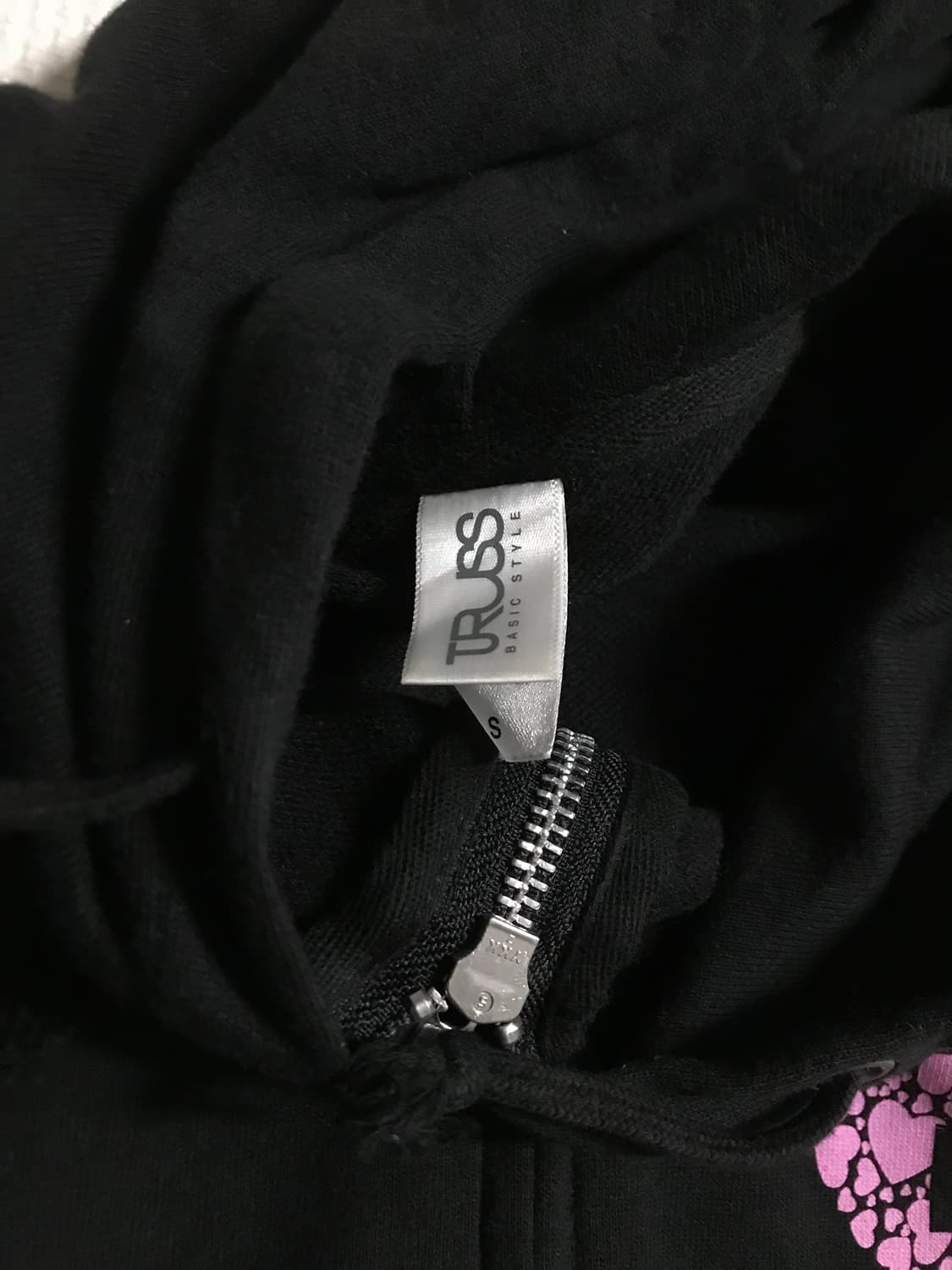 빈티지 하트 페인팅 후드집업 상품이미지3