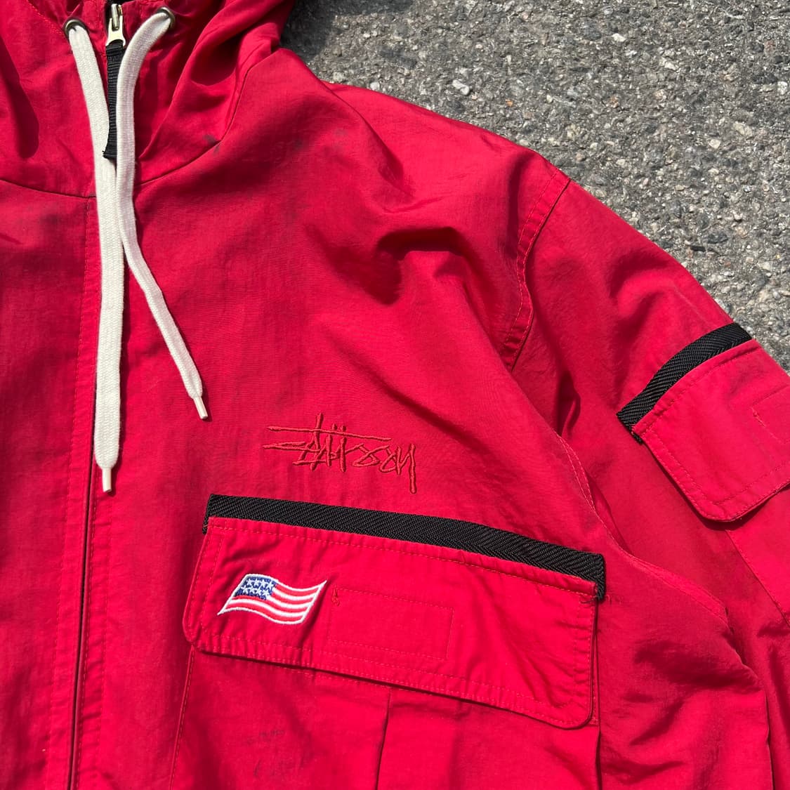 90’s 스투시 부틀렉 마운틴 윈드브레이커 자켓 상품이미지2