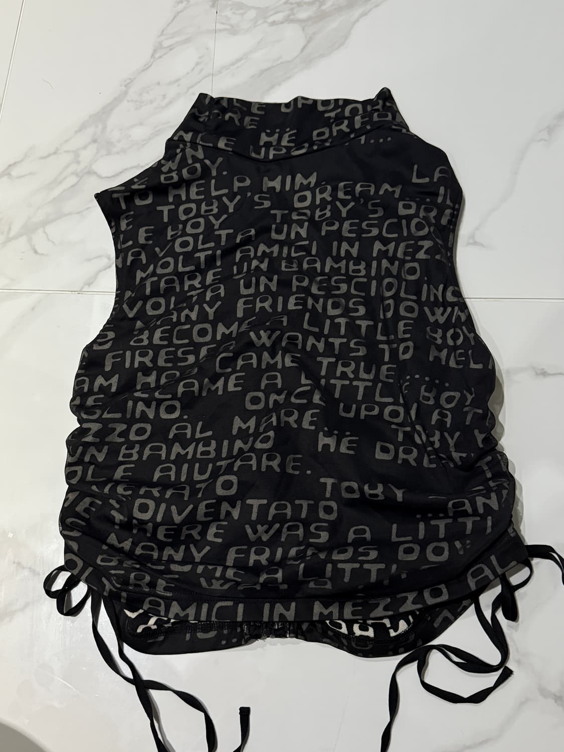 Vintage lettering vest 상품이미지6