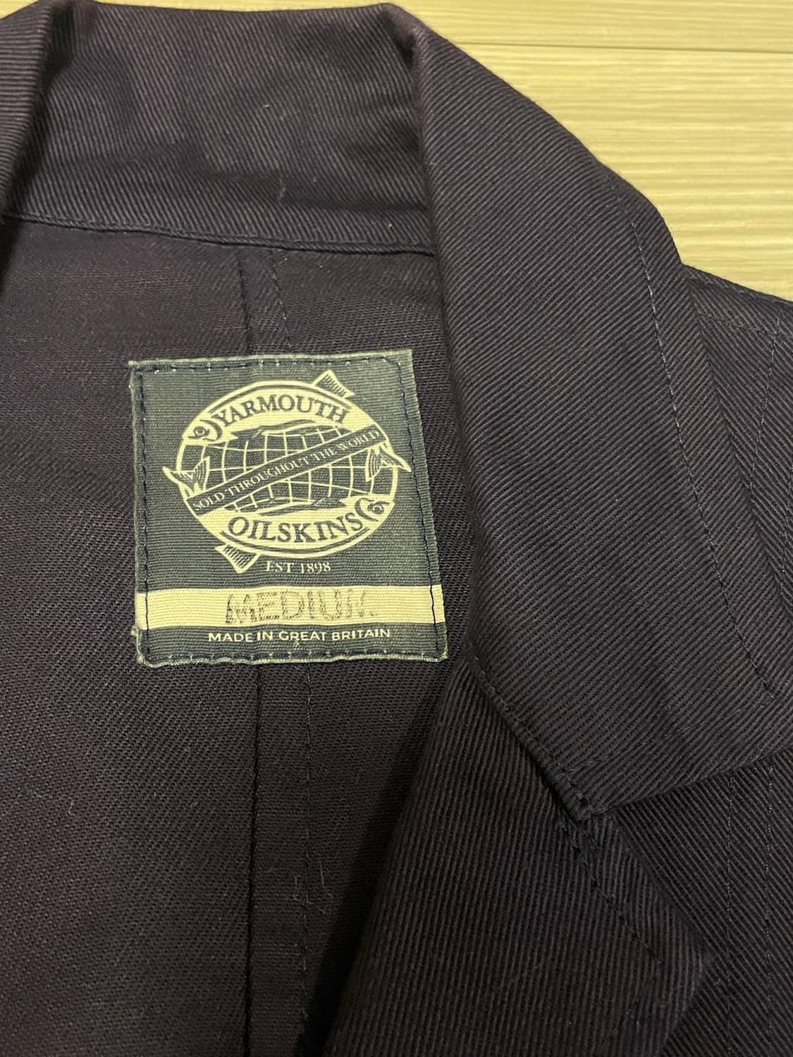 Yarmouth oilskins 네이비 블레이져 판매합니다 상품이미지2