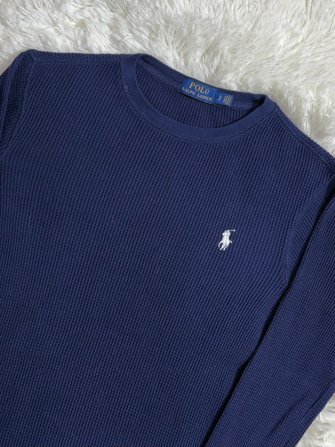 폴로 랄프로렌 화이트포니 딱붙핏 슬립 니트  상품이미지4