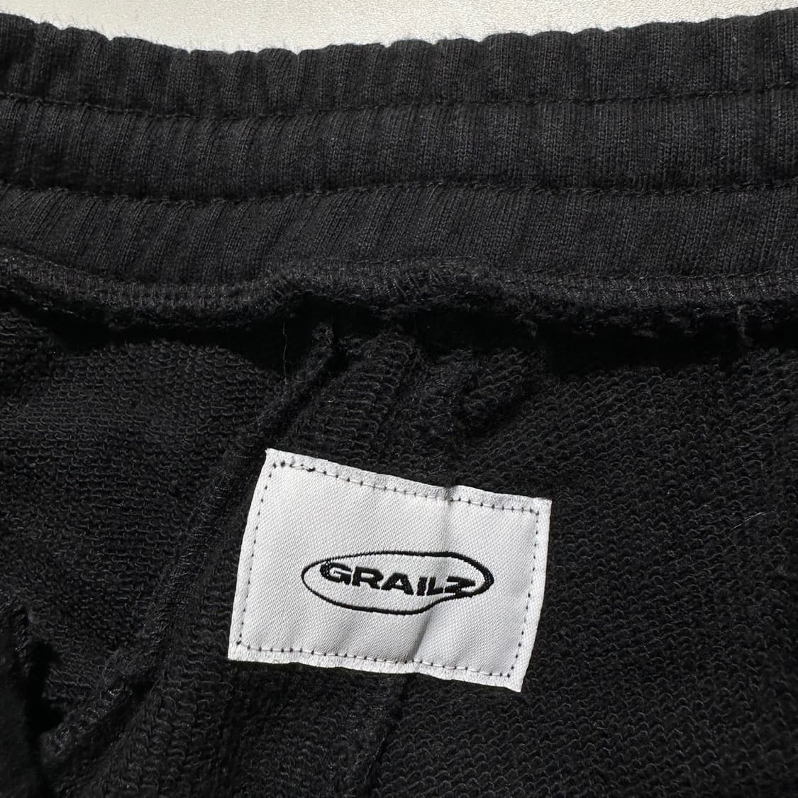 그레일즈 투웨이 스웨트 조거 팬츠 블랙 상품이미지4