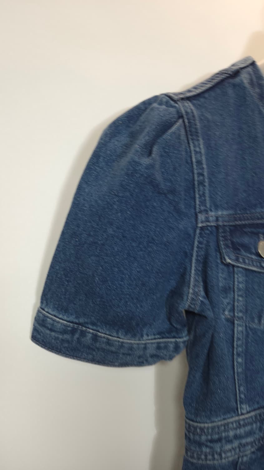 마쥬 엘비라 퍼프 소매 데님 미니 원피스 2 사이즈 상품이미지5