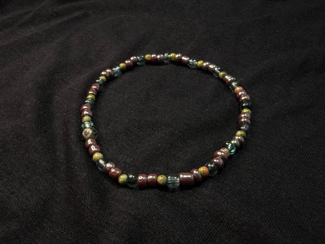 simple Brown&green bracelet 상품이미지3