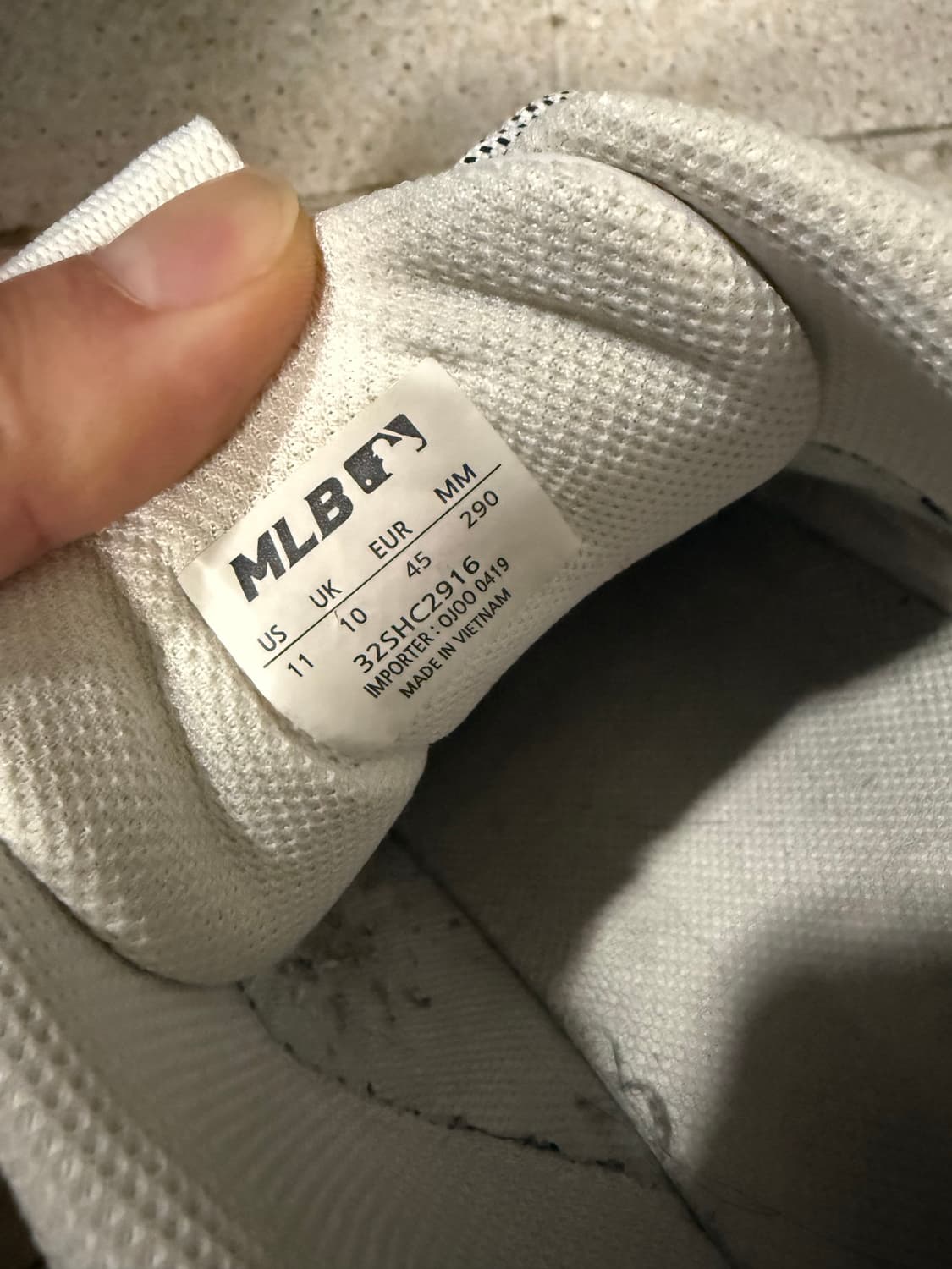 MLB 화이트 스니커즈 290 상품이미지5