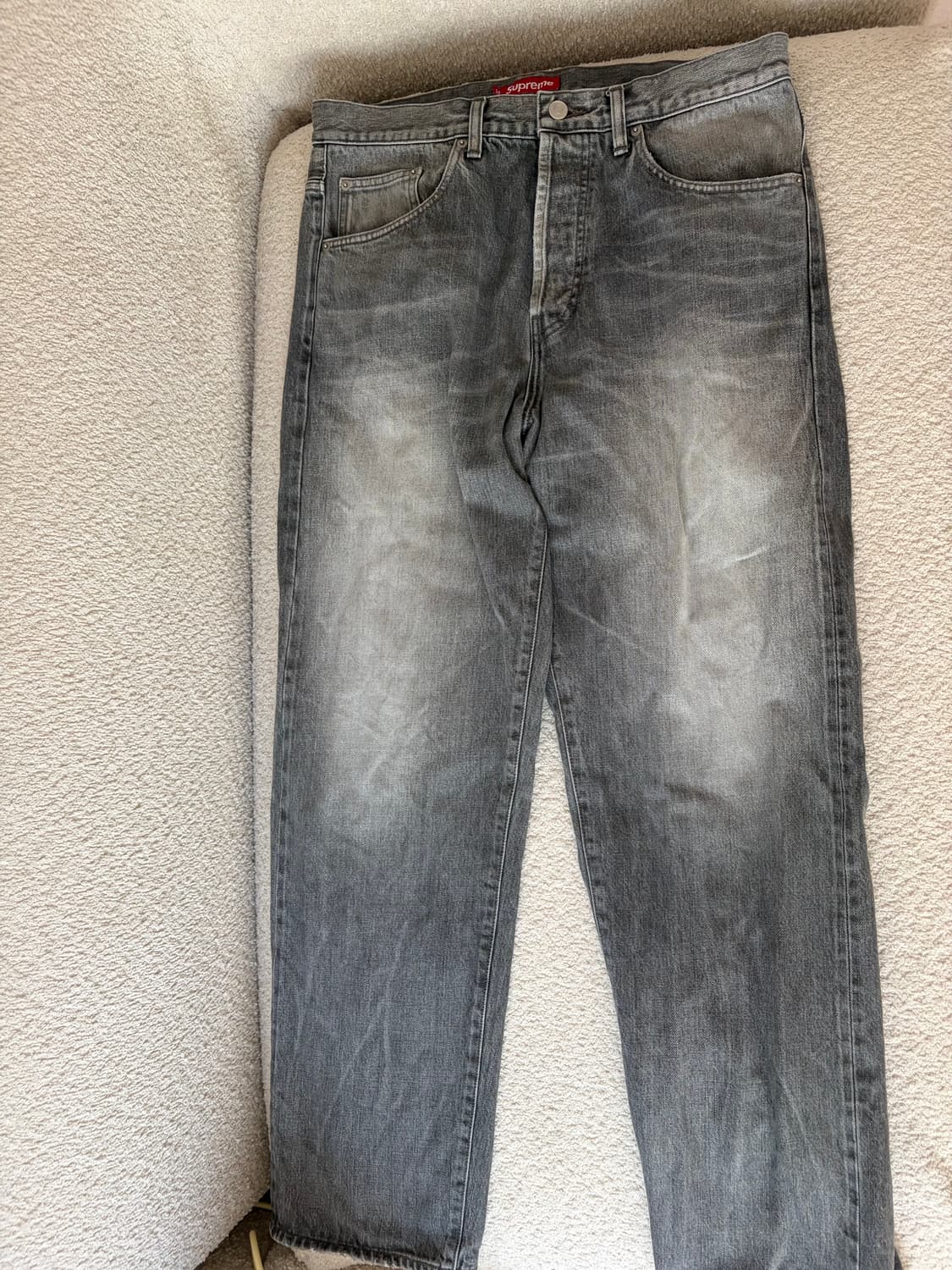 (32) 슈프림 디스트레스 루즈핏 그레이 상품이미지4