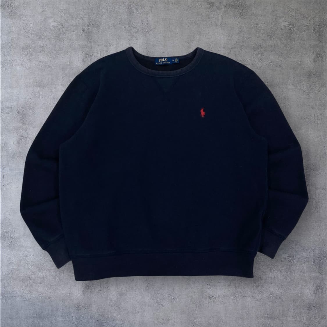 폴로 랄프로렌 포니 스몰 로고 네이비 미니멀 맨투맨 상품이미지1