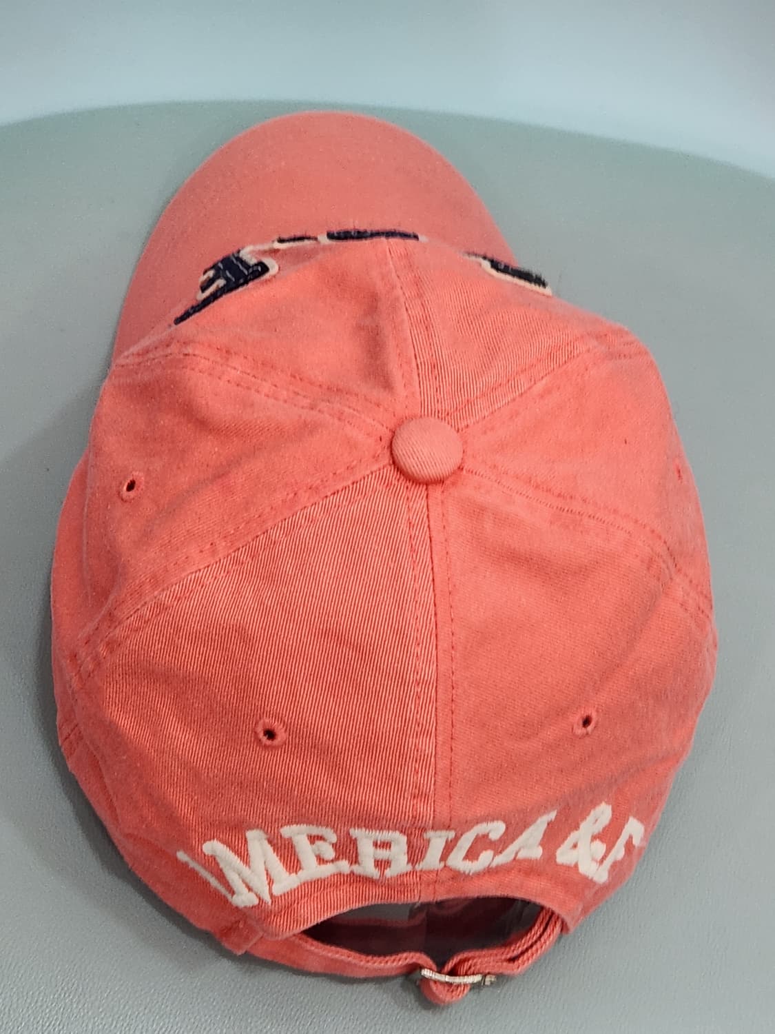 America &F 아메리카앤에프 핑크색 볼캡 모자 vintage 상품이미지6