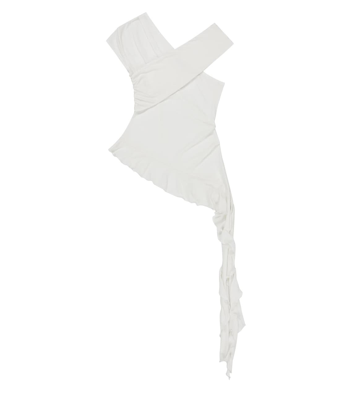 보헤미안서울 TUCK JERSEY RUFFLE TOP 상품이미지3