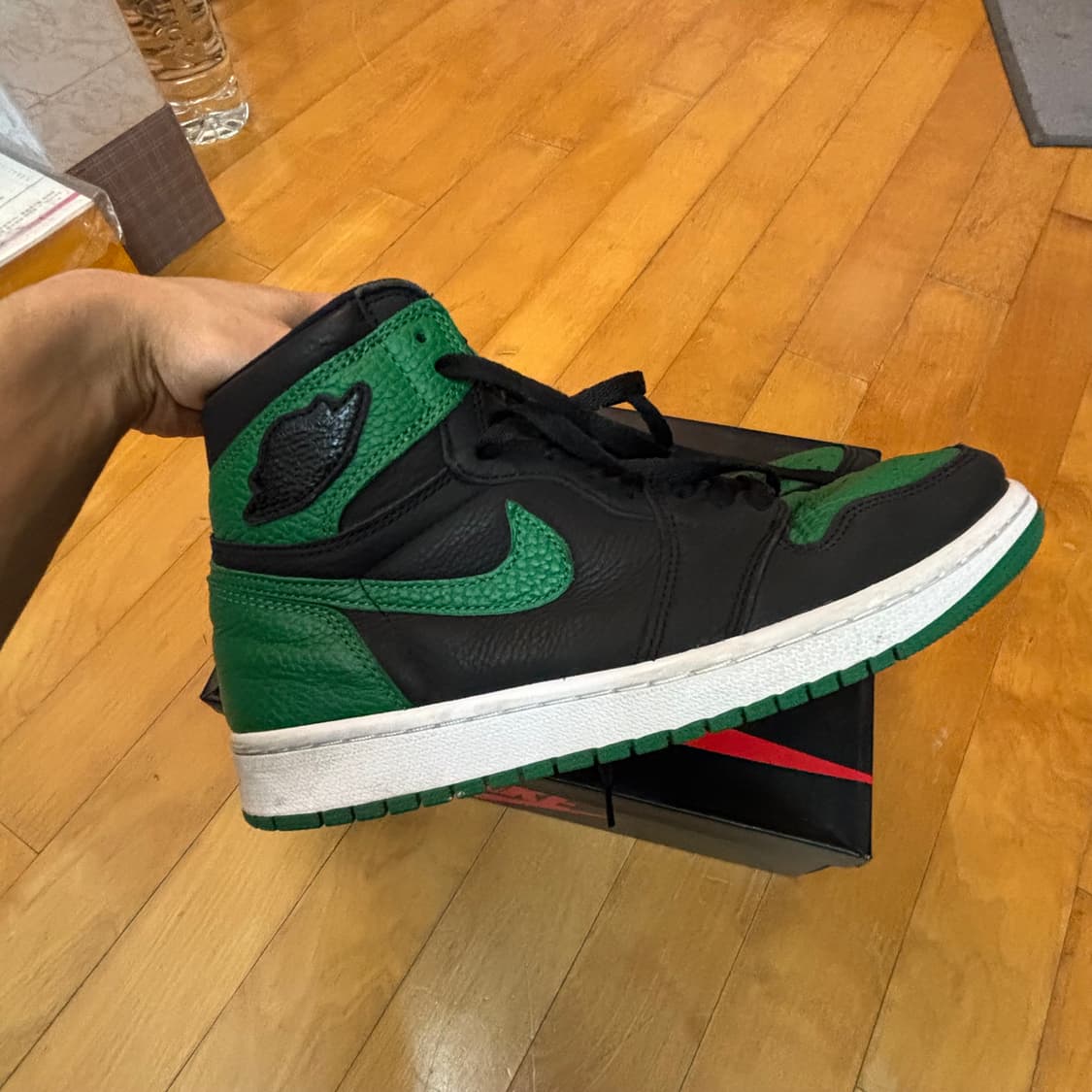 에어 조던 1 하이 파인 그린 265 상품이미지4