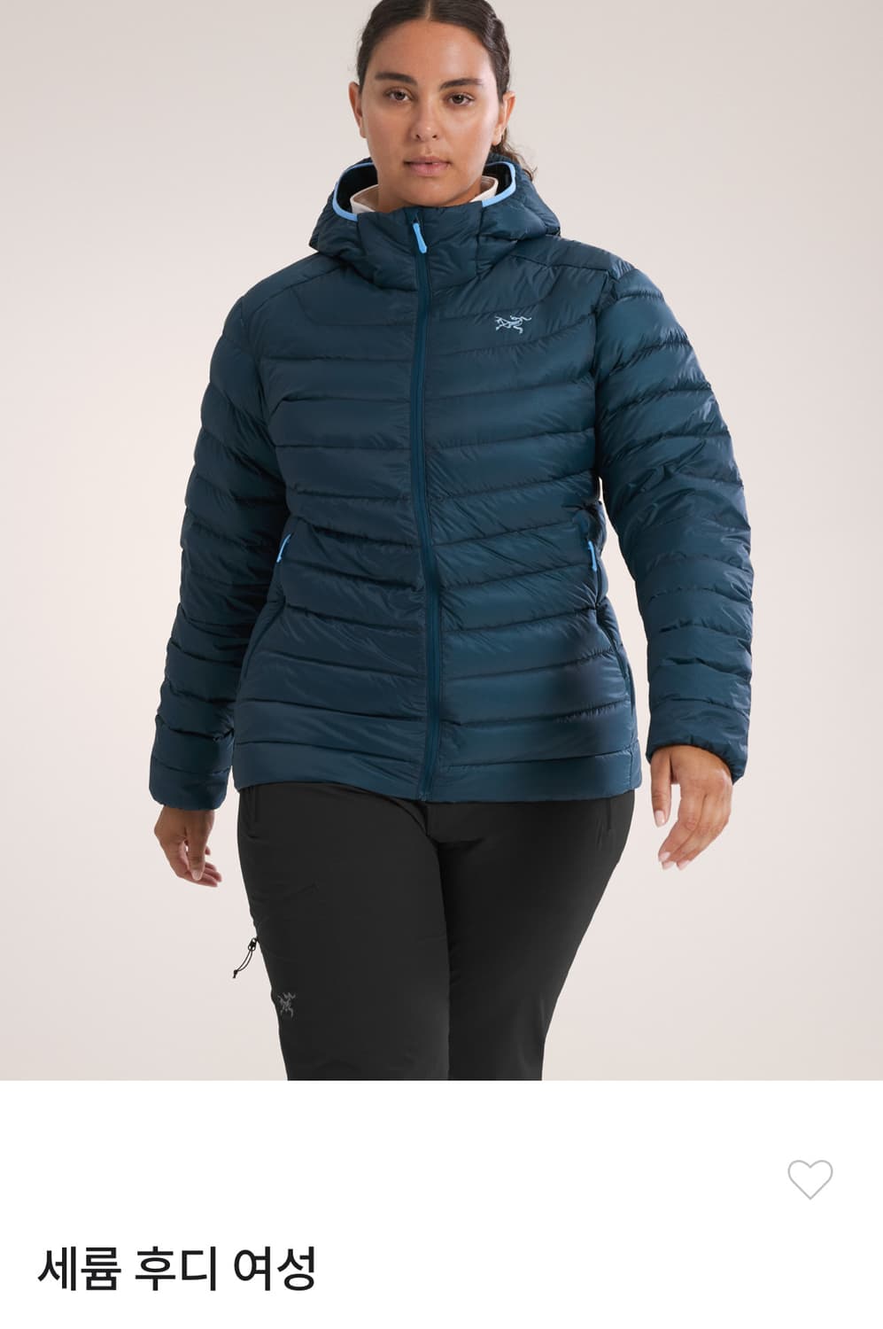 세륨 후디 여성 경량패딩 상품이미지1