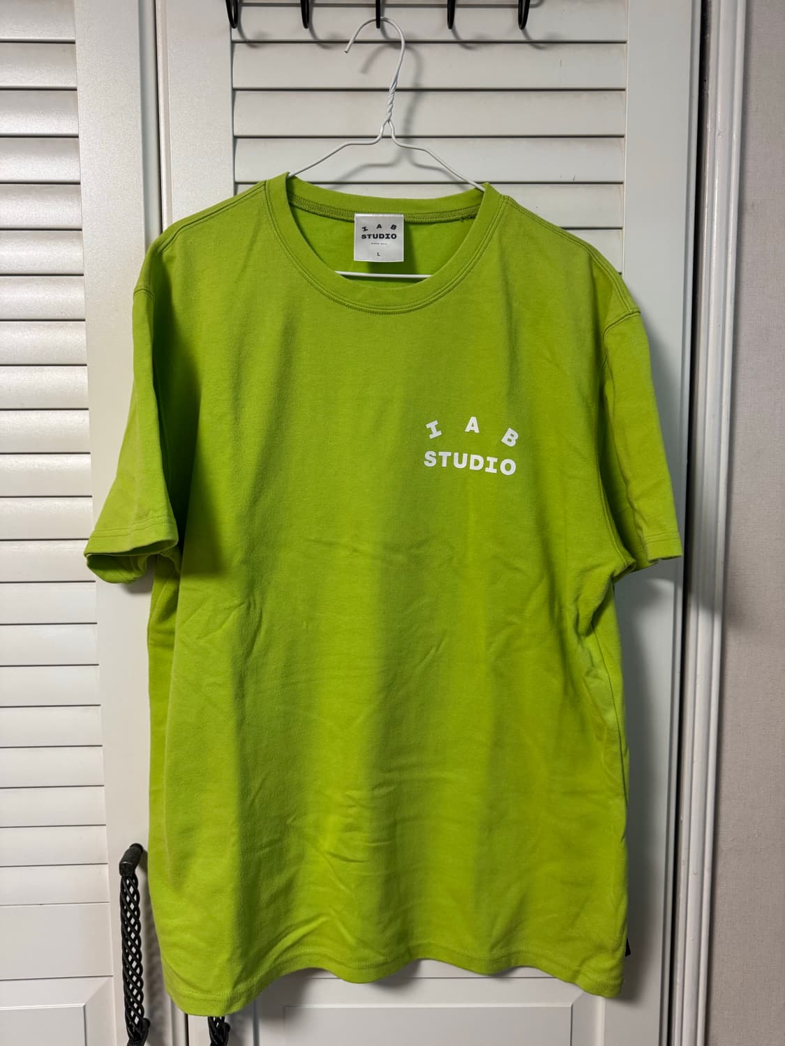 IAB Studio 아이앱스튜디오 티셔츠 라임 L 상품이미지1