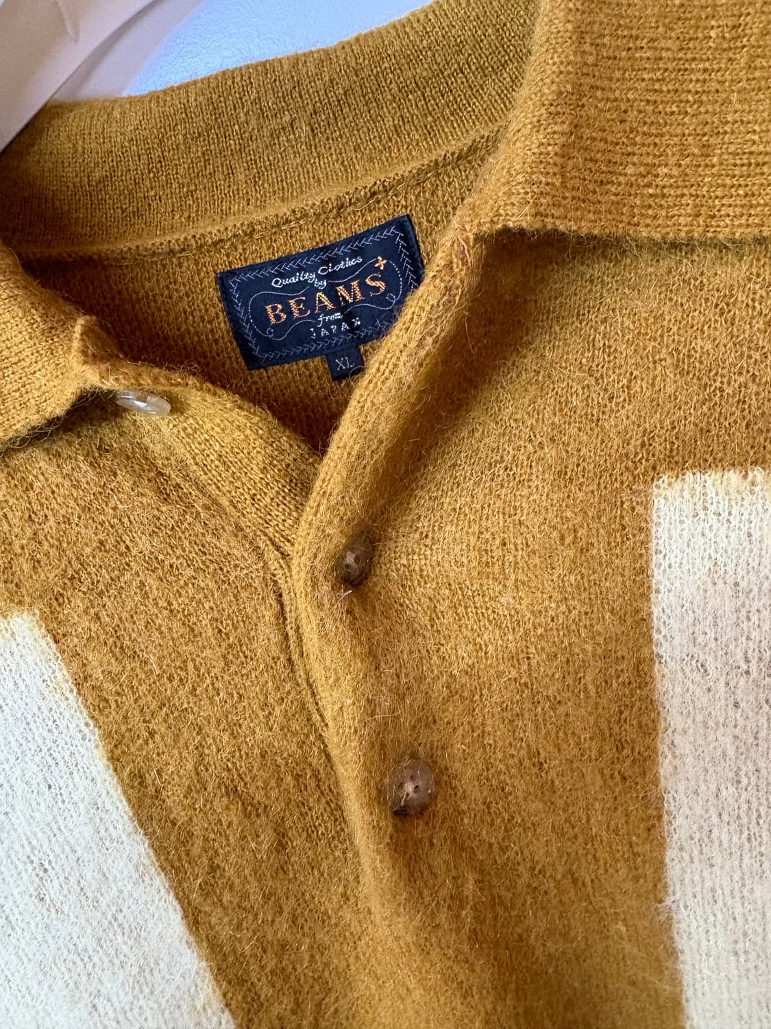 Beams 카라 니트 XL 상품이미지2