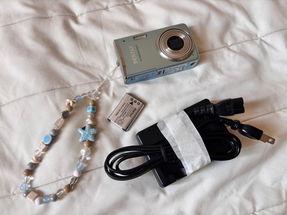 빈티지 디카 펜탁스 옵티오 m50 블루(작례👌) 상품이미지1