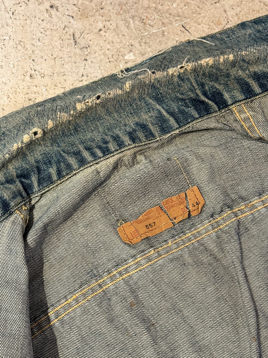 LEVI’s 1960’s– 557 Big E Denim Trucker  상품이미지7