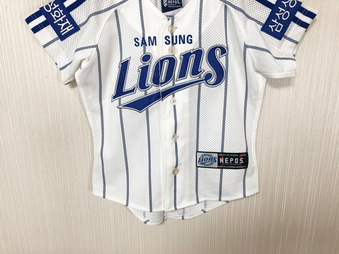 KBO 삼성라이온즈 (왕조) 홈유니폼/져지 3호(세) #20 진갑용 상품이미지3