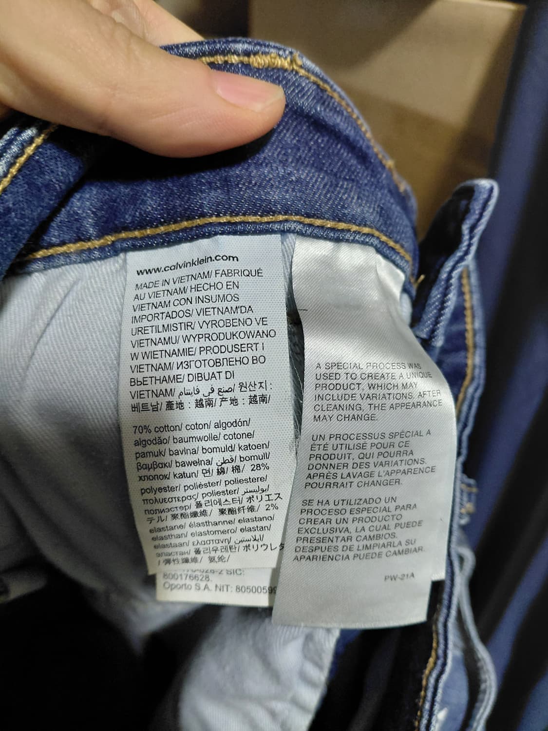 [켈빈클라인]바디핏 미드블루 데님 청바지 32사이즈 상품이미지6