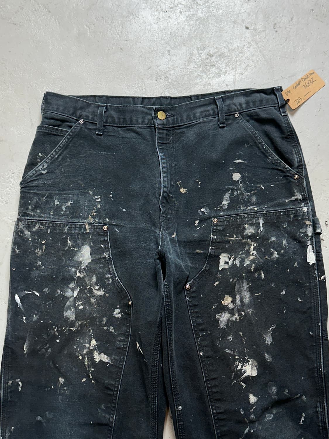 OG 칼하트 B136 더블니 블랙 칼하트 썩블니 워크팬츠 상품이미지6