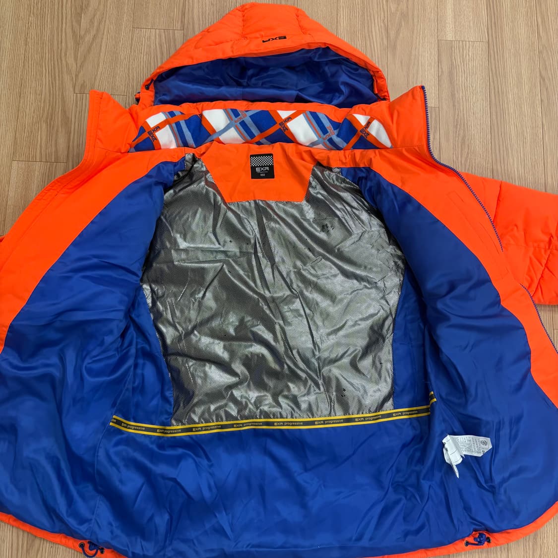 EXR 아동 패딩 160 오렌지 상품이미지5