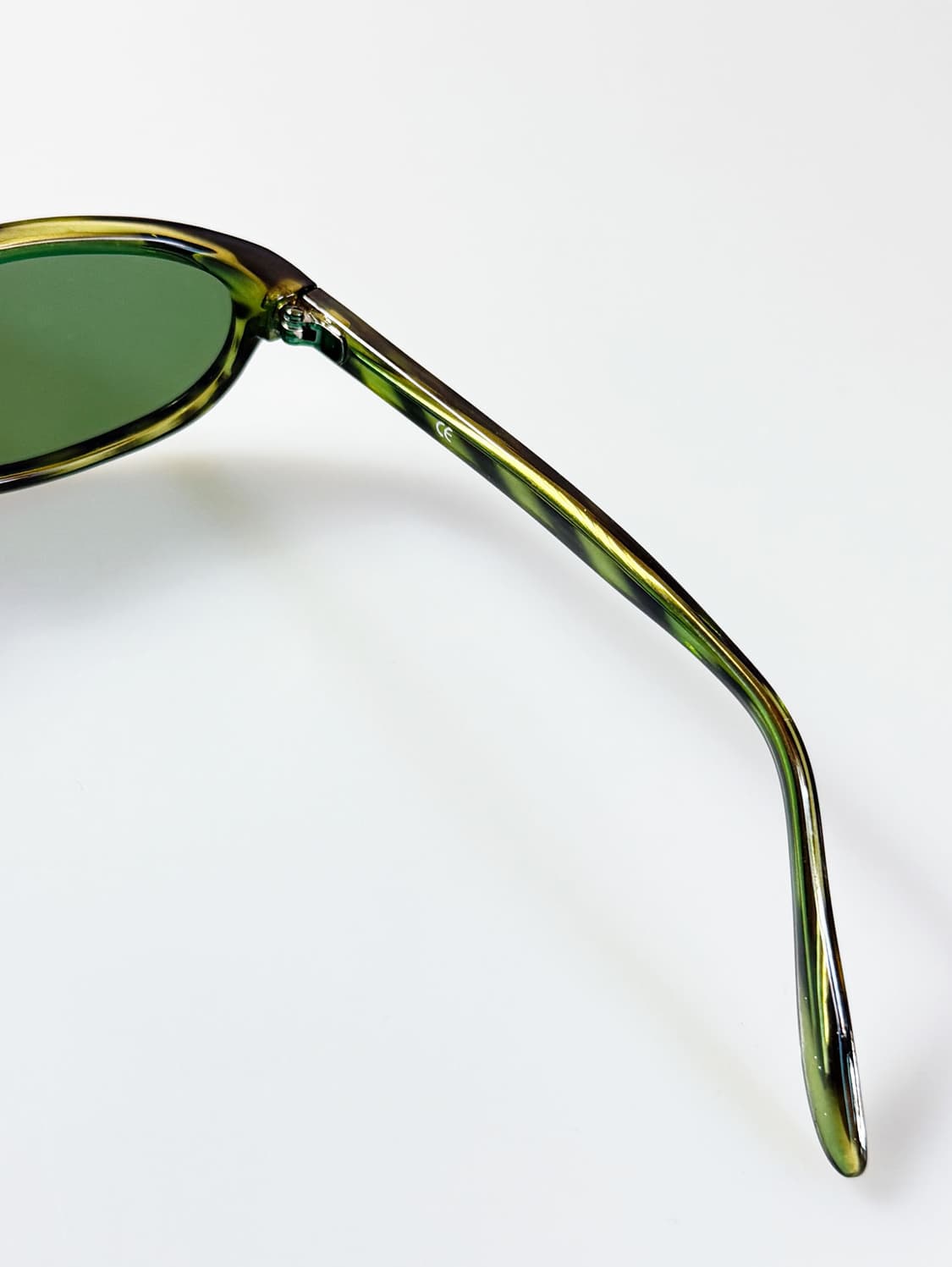 90s BEDIS 그린 마블 스퀘어 빈티지 선글라스 상품이미지6