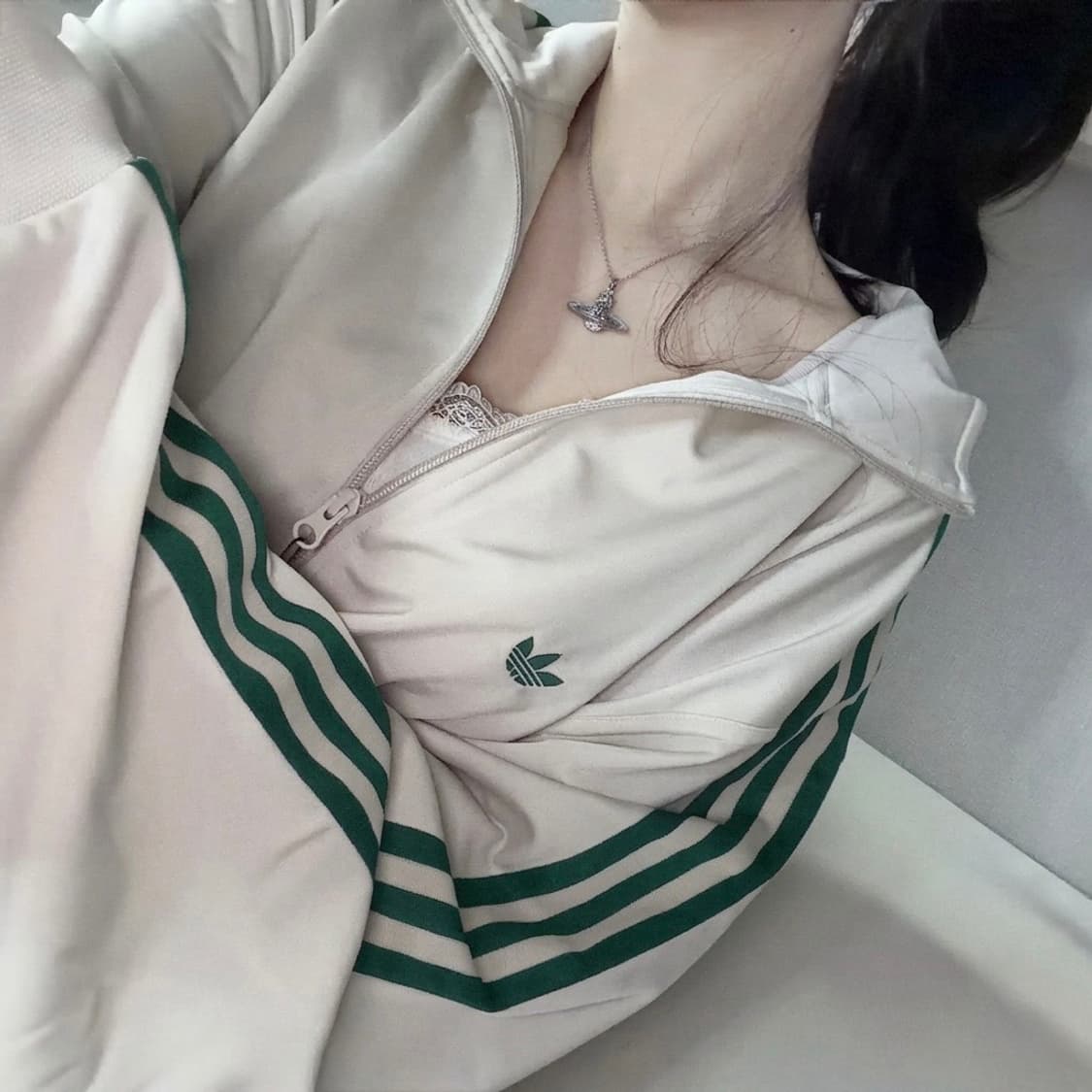 아디다스 오리지널스 젠더 뉴트럴 블리스 그린 XL 상품이미지2