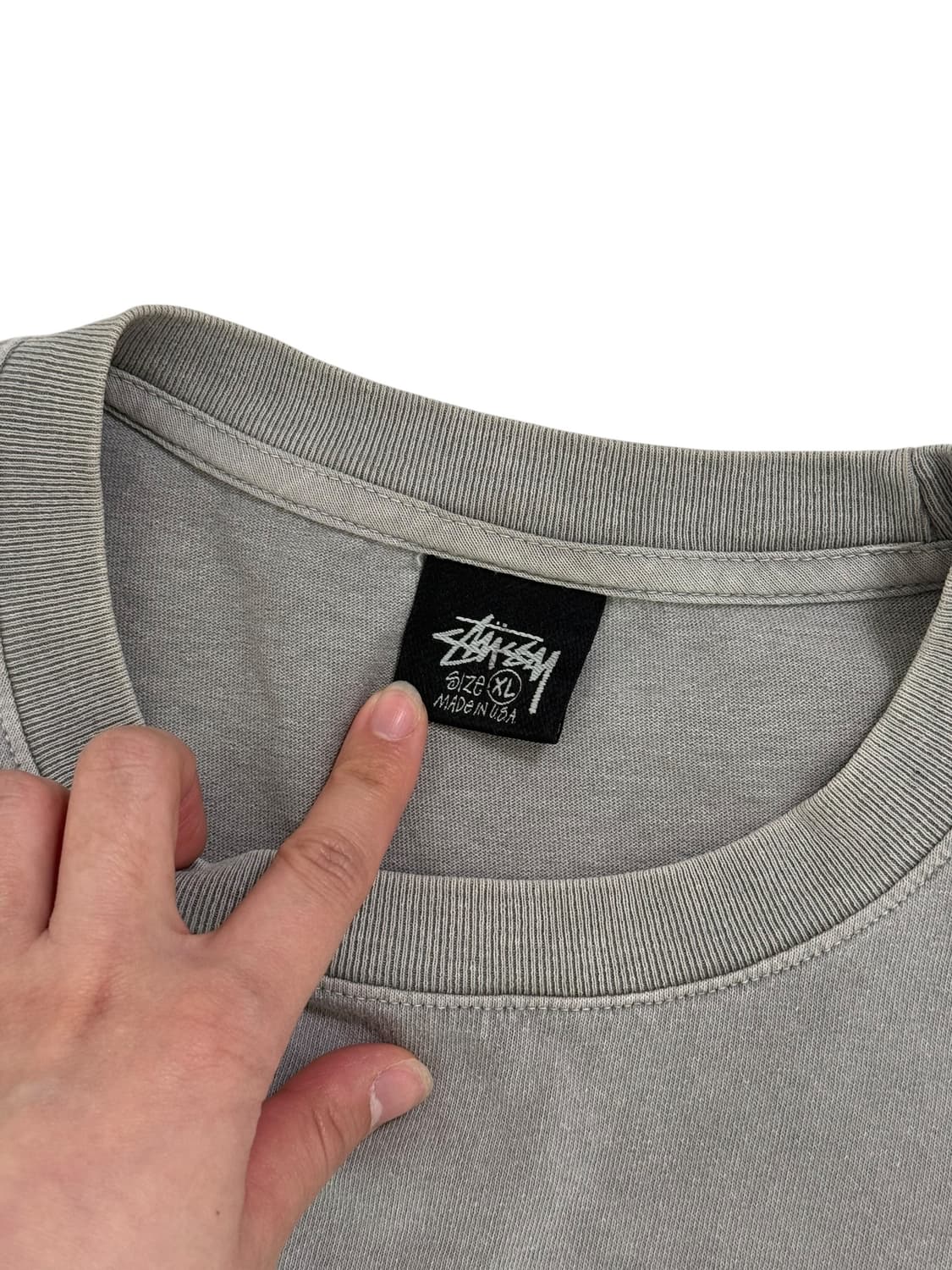 스투시 피그먼트 빅로고 반팔 상품이미지7