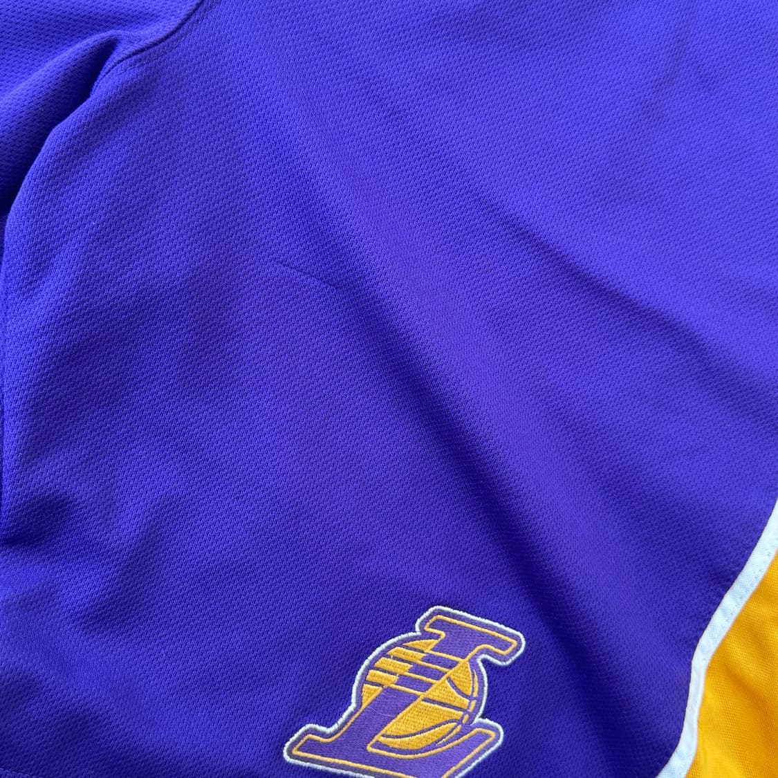 아디다스 nba 해외판 레이커스 배색 반바지 XL 상품이미지6