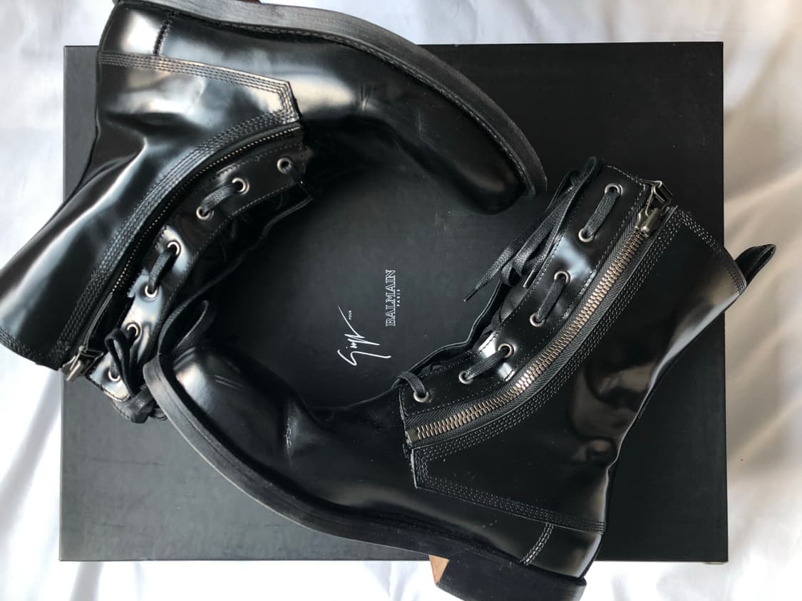 [42] 발망 balmain 초판 사이드지퍼 레인저부츠 상품이미지7