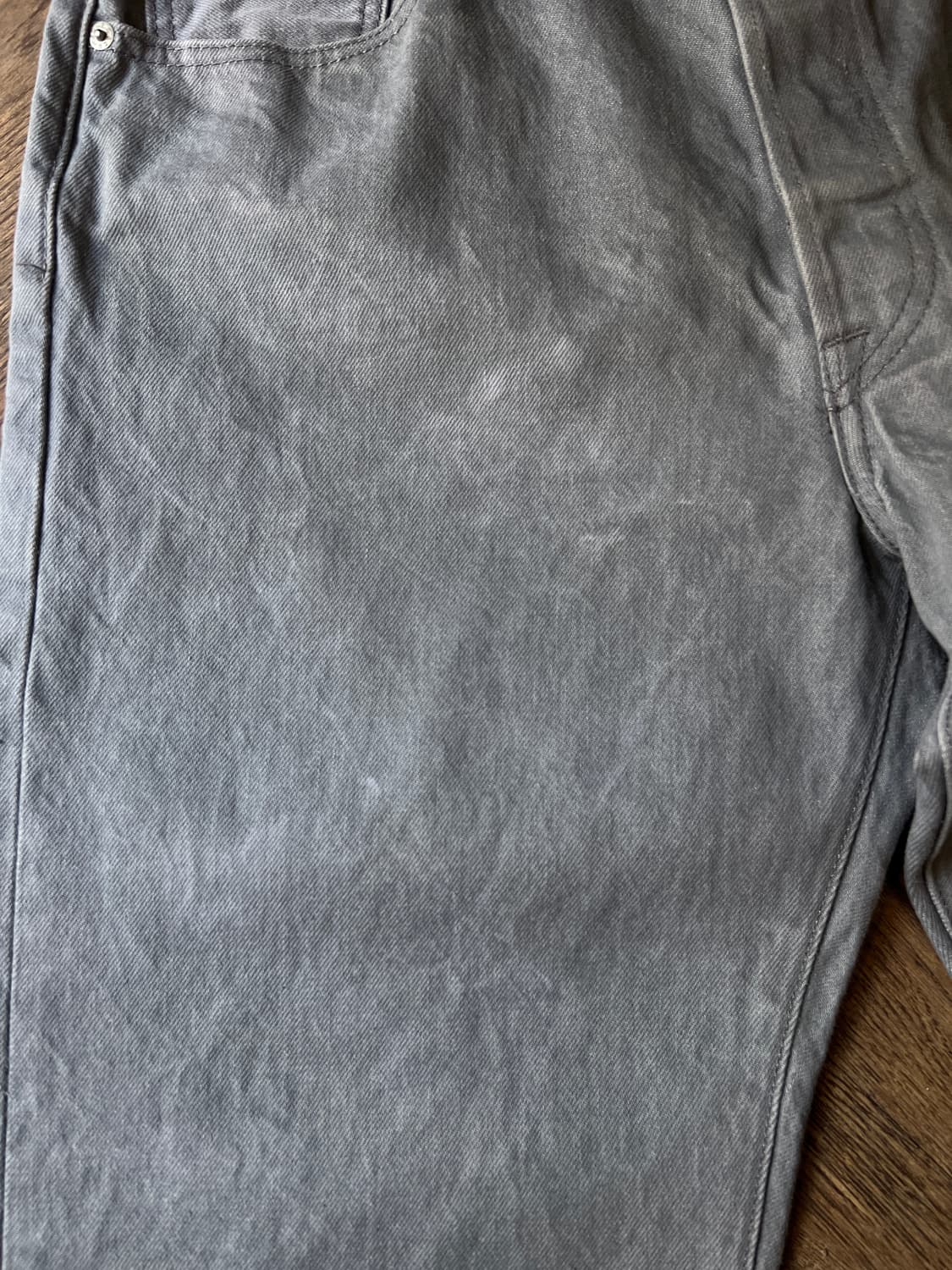 [36]리바이스 501 빈티지 워싱 그레이 데님 팬츠 상품이미지4