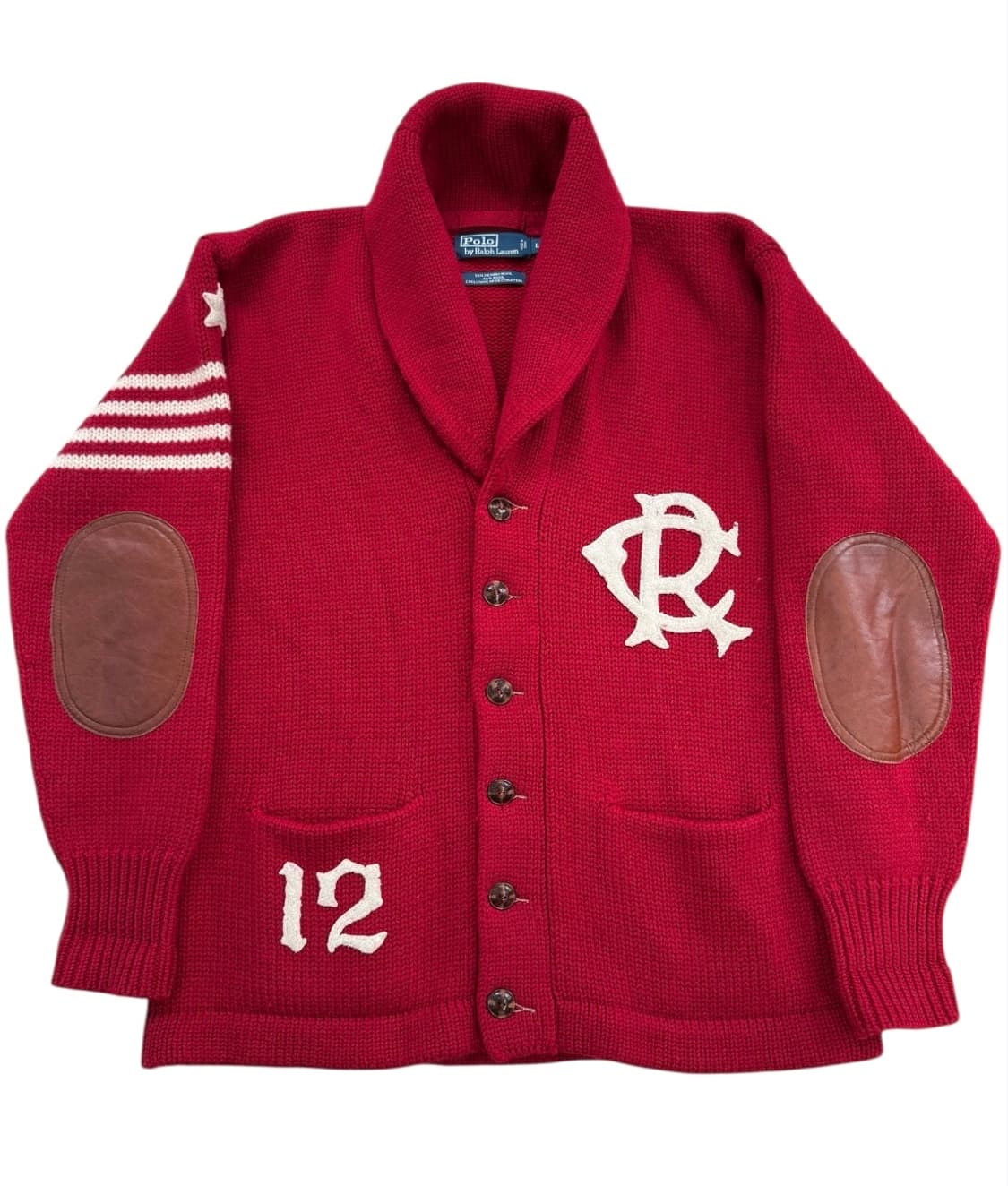 폴로 랄프 로렌 헤비 울 숄카라 가디건 상품이미지3