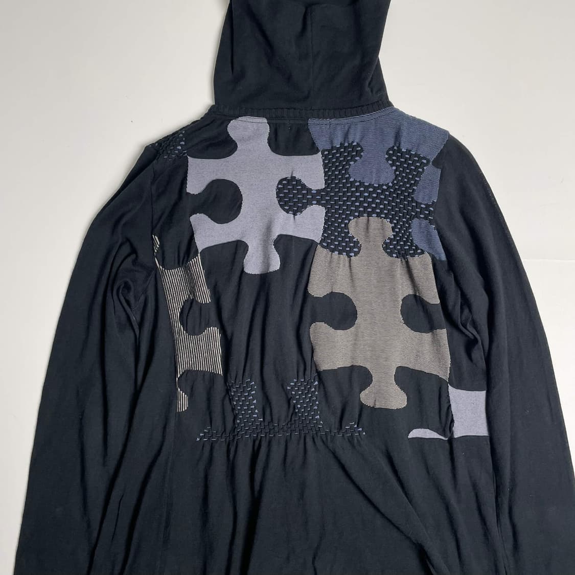 i+mu 퍼즐 패턴 홀 터틀넥 롱슬리브 상품이미지8