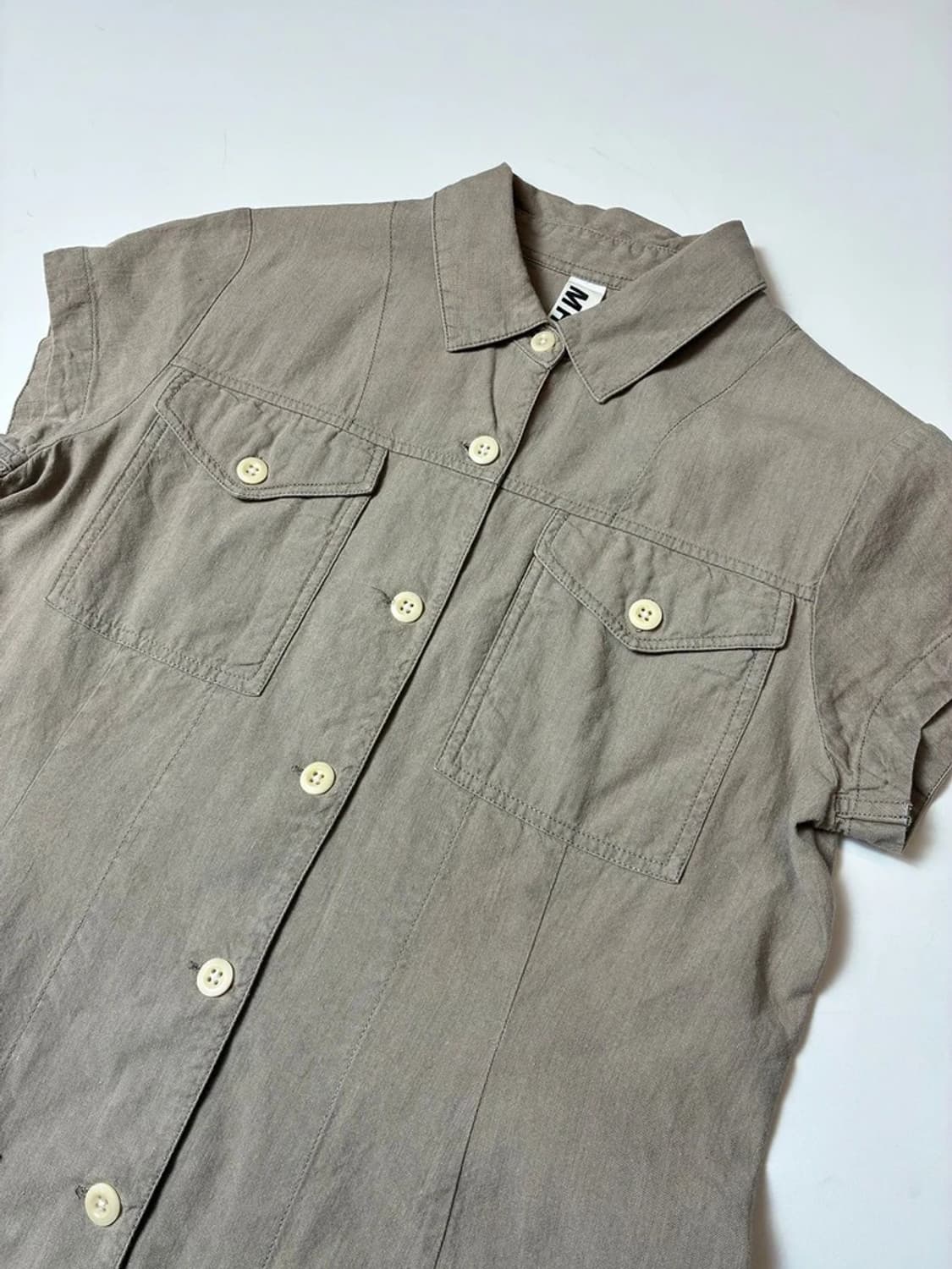 마가렛 호웰 Margaret Howell 스퀘어넥 원피스 PN9166 상품이미지2