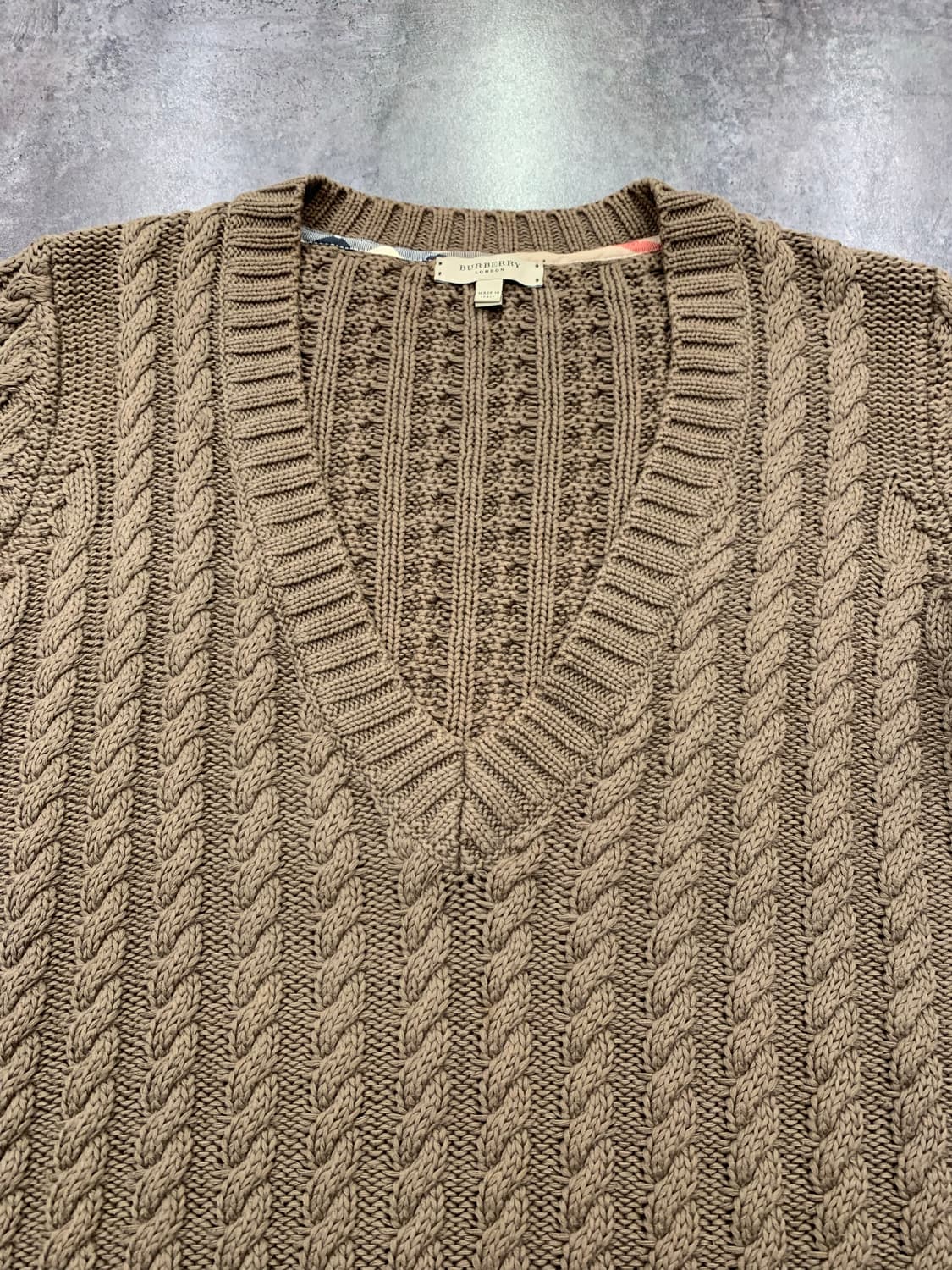 BURBERRY LONDON 버버리 런던 케이블 니트웨어(코튼)M 사이즈 상품이미지7
