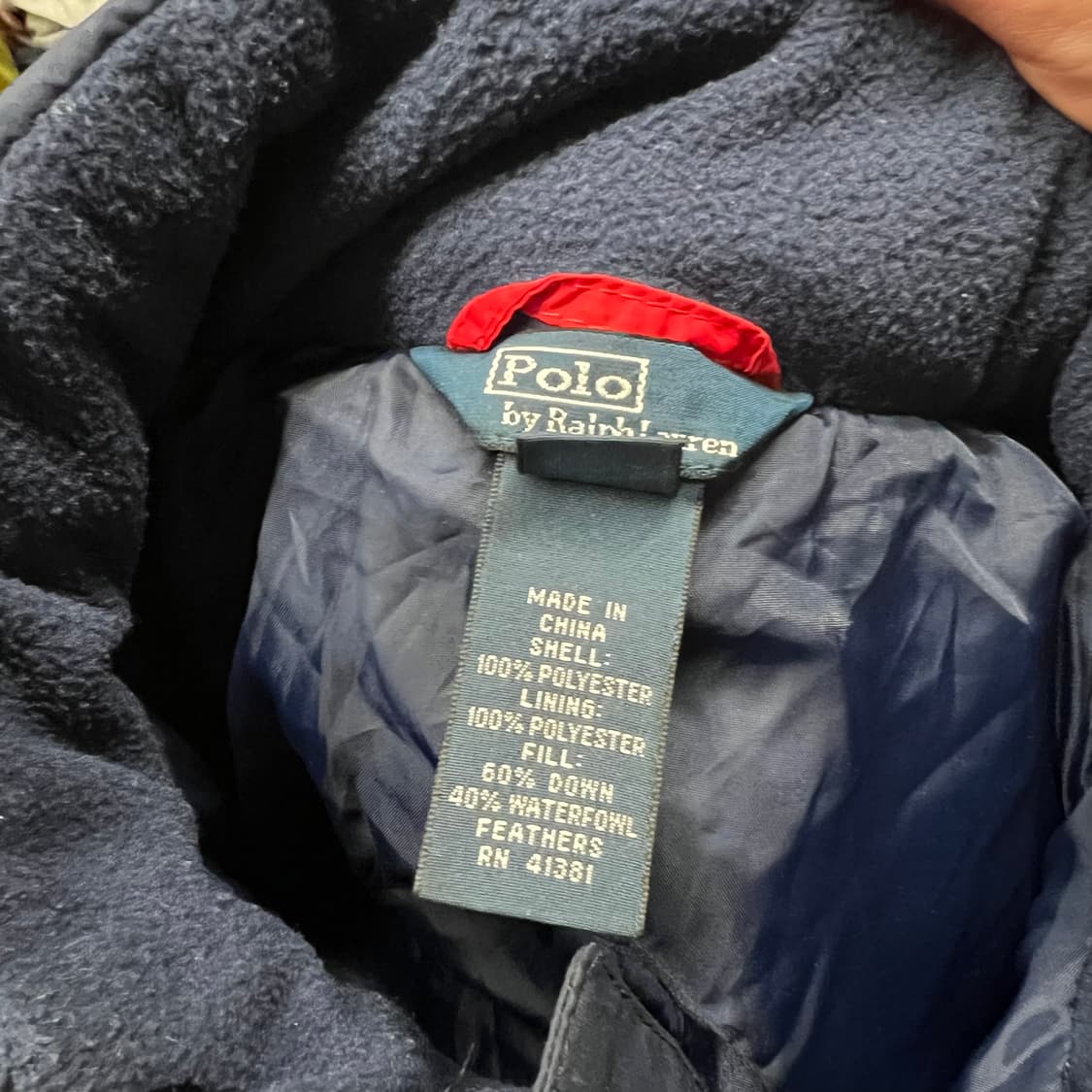 폴로 랄프로렌 네이비 숏패딩 상품이미지5