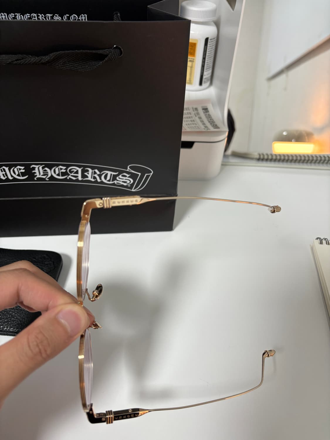 크롬하츠 안경 바질릭토리안 골드 새상품 급 제품 판매 상품이미지7