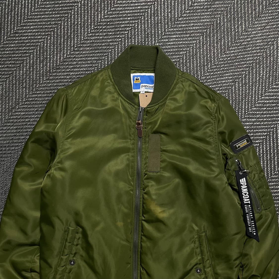 팬콧 MA-1 항공 블루종 점퍼 카키o 5203 상품이미지5