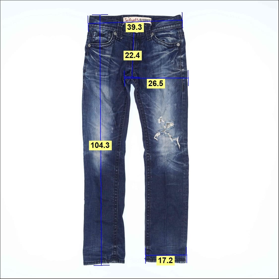 76-100 버커루 빈티지 데님팬츠 0316H1 상품이미지7