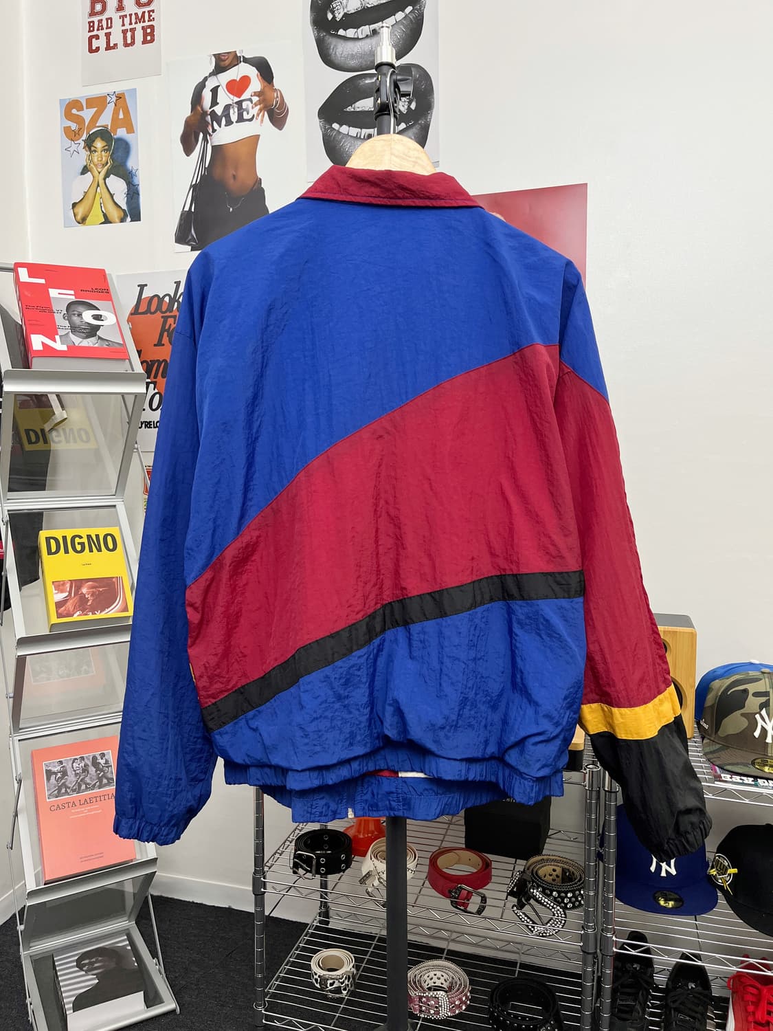 리복 00s 올드스쿨 배색 바람막이 자켓 상품이미지7