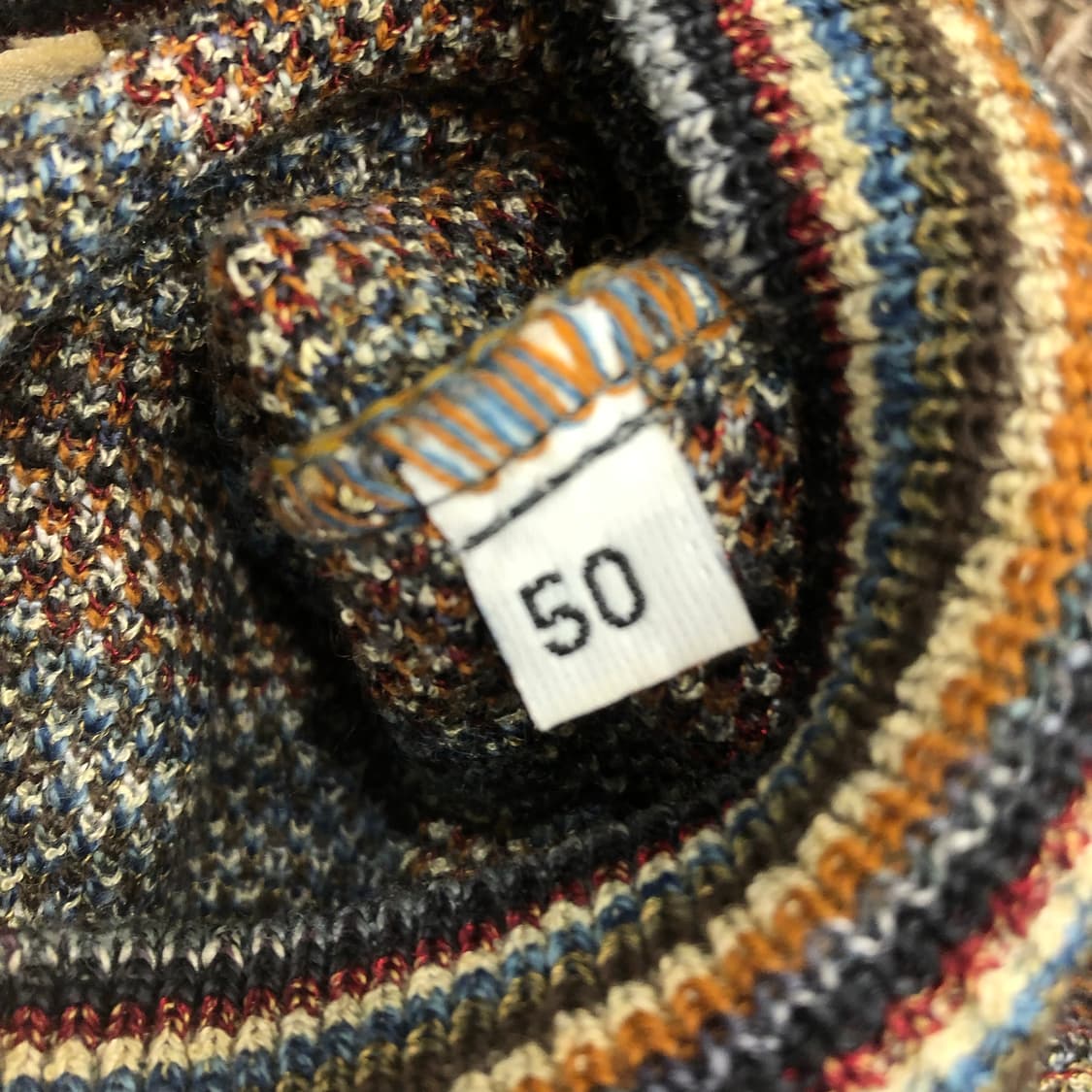 미쏘니 멀티컬러 울 패턴 니트  상품이미지6