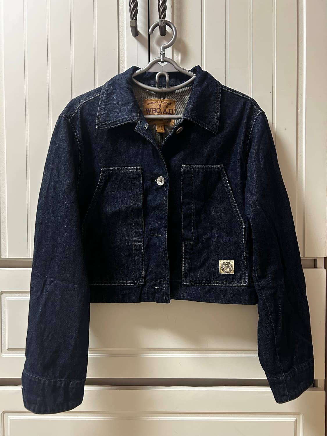 후아유 청자켓S 데님 진청 파우닝 113 데스라이즈 큐빈티지 리체 상품이미지1