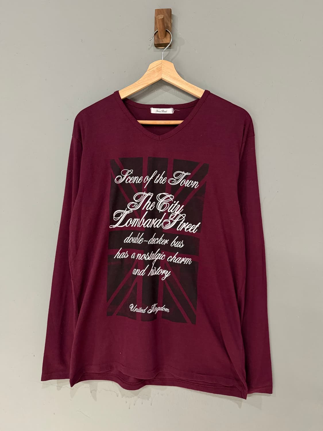 Uk printing & lettering long sleeve 상품이미지6