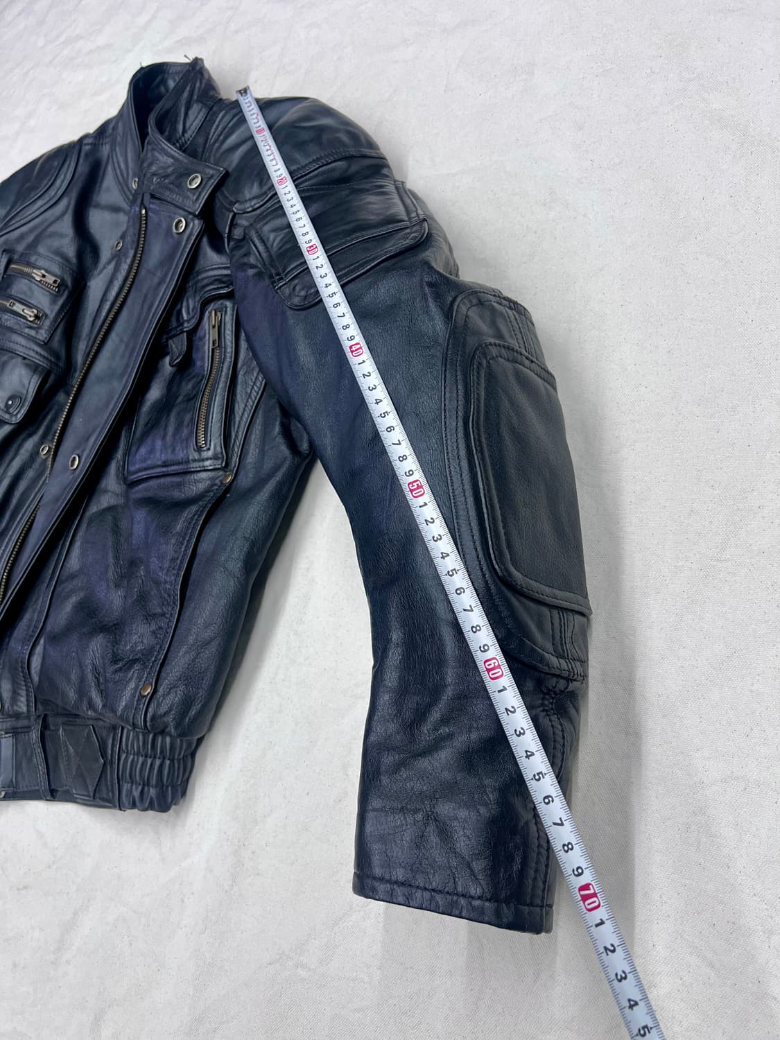 카도야(Kadoya) 라이더 가죽 재킷 상품이미지9