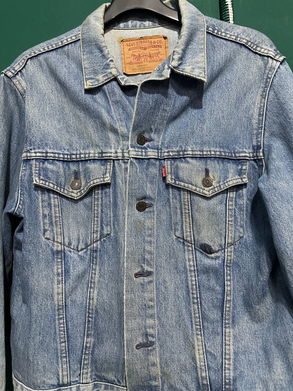 90s리바이스 3세대 트러커자켓 캐나다생산100 상품이미지2