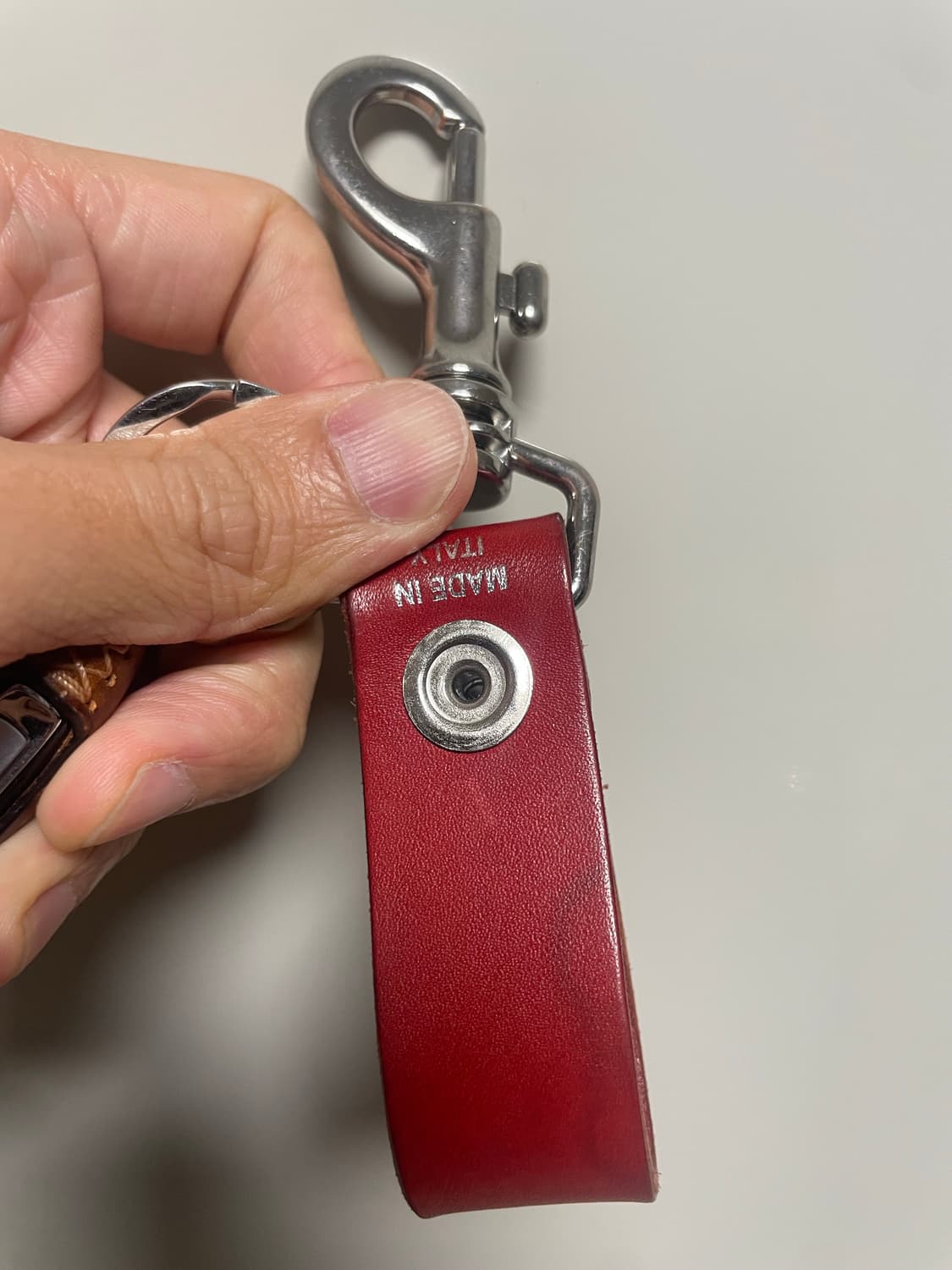 슈프림 레더 키홀더 키링 상품이미지3