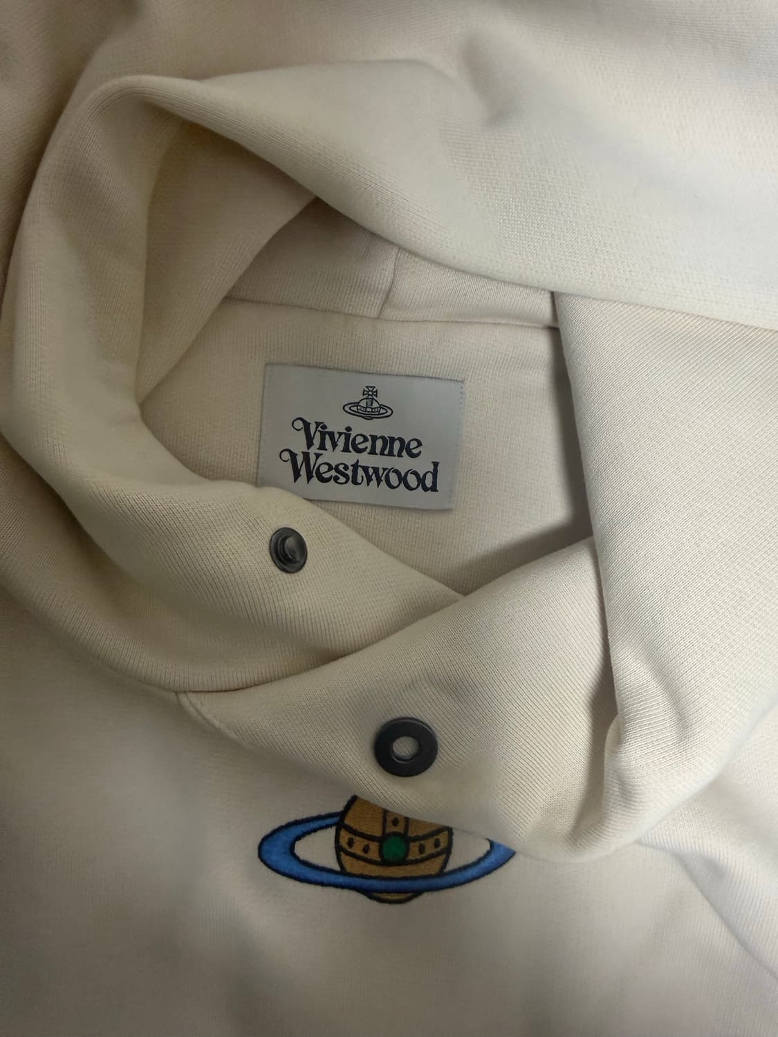 비비안 웨스트우드 로고 풀오버 후드티 L 상품이미지4