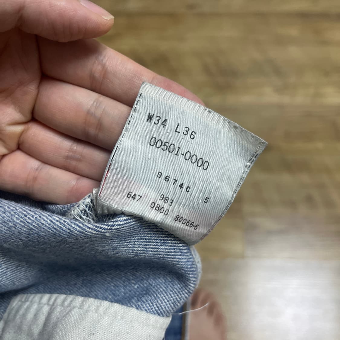 2000년 생산 levis 501xx [33] 상품이미지8