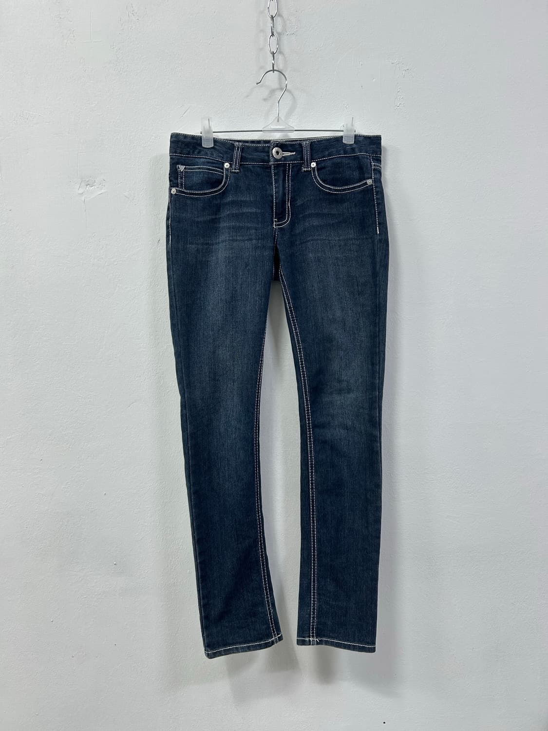 [GUESS] 게스 갸루 y2k 큐빅 데님 팬츠 상품이미지4